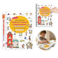 500+ Words Audio Learning Book Early Education Learning Sound Interactive Book Words English Machine Point-And-Read C9R6